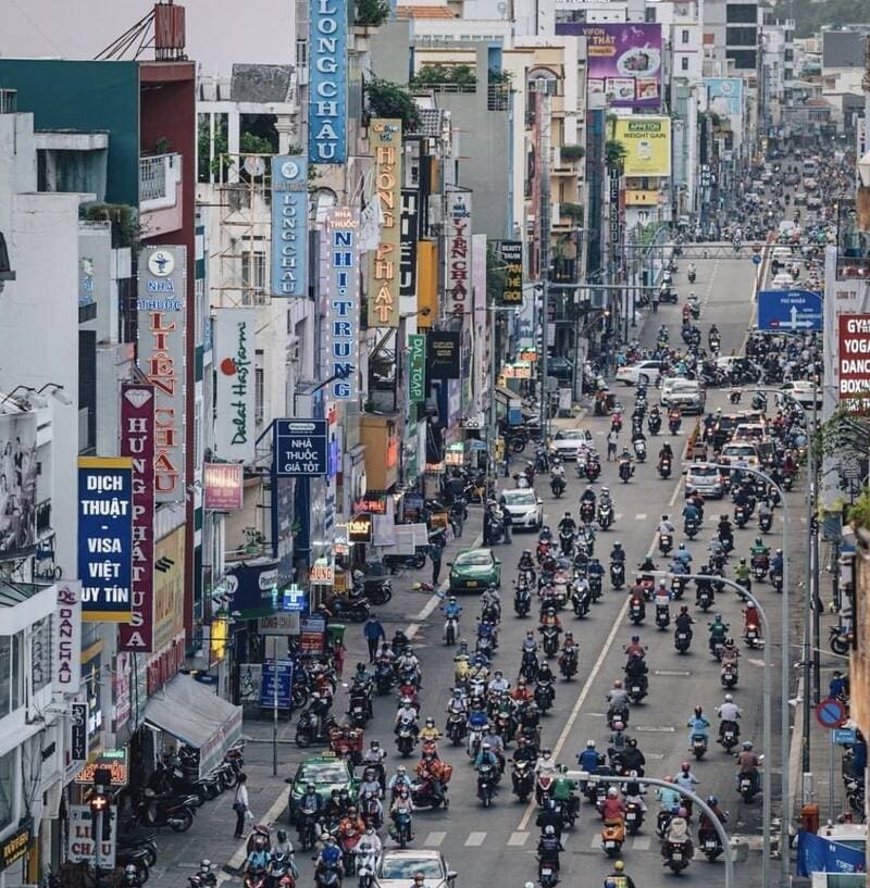 Traffico a Ho Chi Minh City