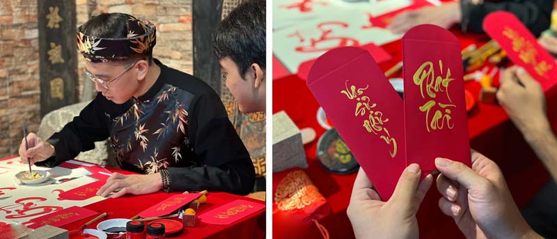 buste rosse tradizionali