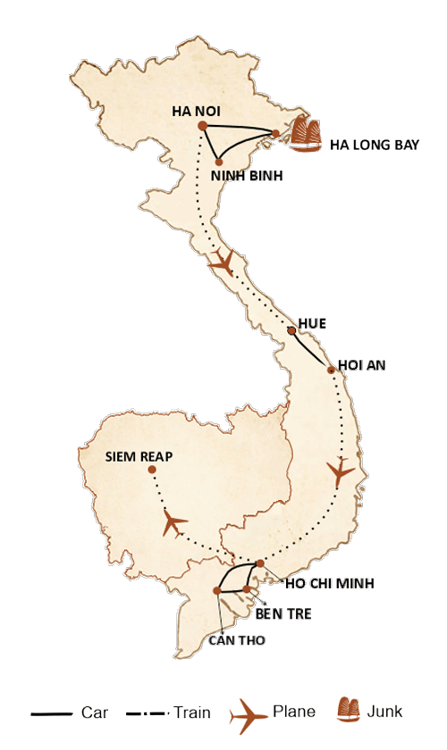 Tour vietnam e cambogia 15 giorni