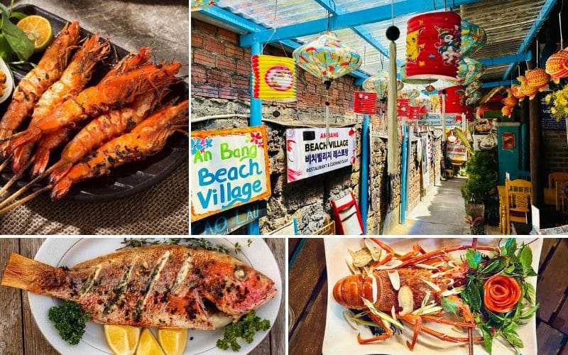 L’atmosfera unica e i deliziosi piatti asiatici del ristorante An Bang Beach Village