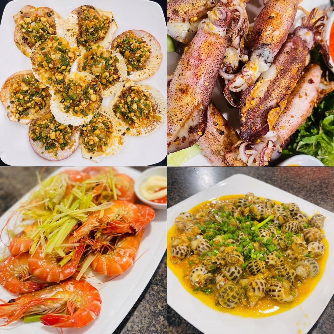 Frutti di mare freschi al ristorante A Roi