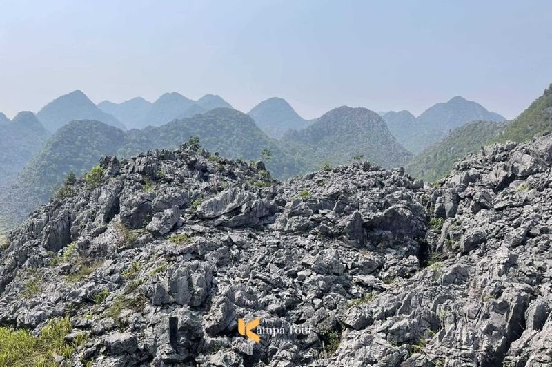 Formazioni calcaree dell'Altopiano Carsico di Dong Van