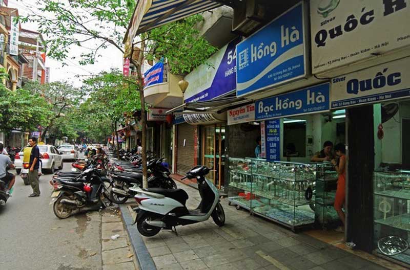 via Hang Bac hanoi