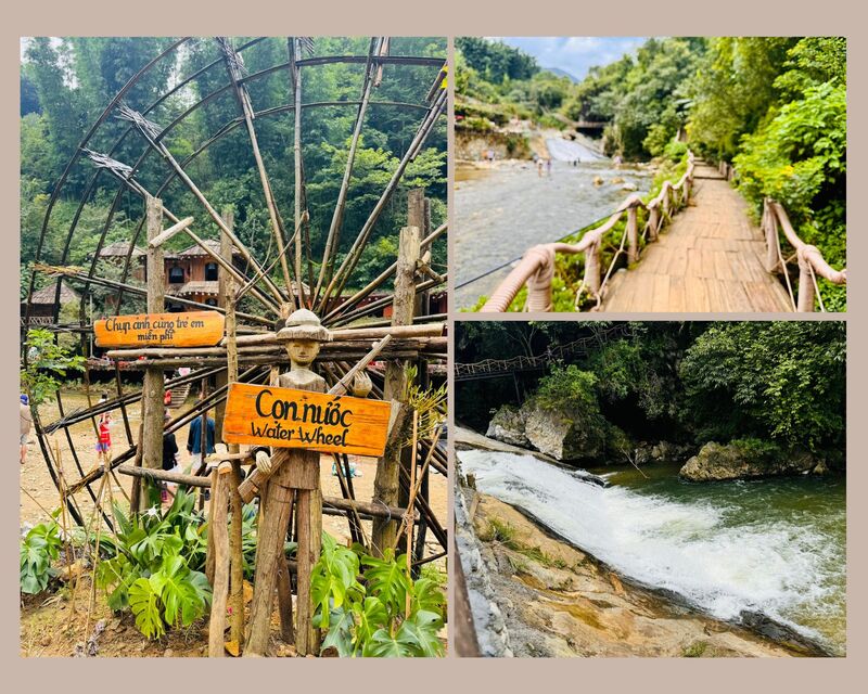 Area della cascata di Cat Cat