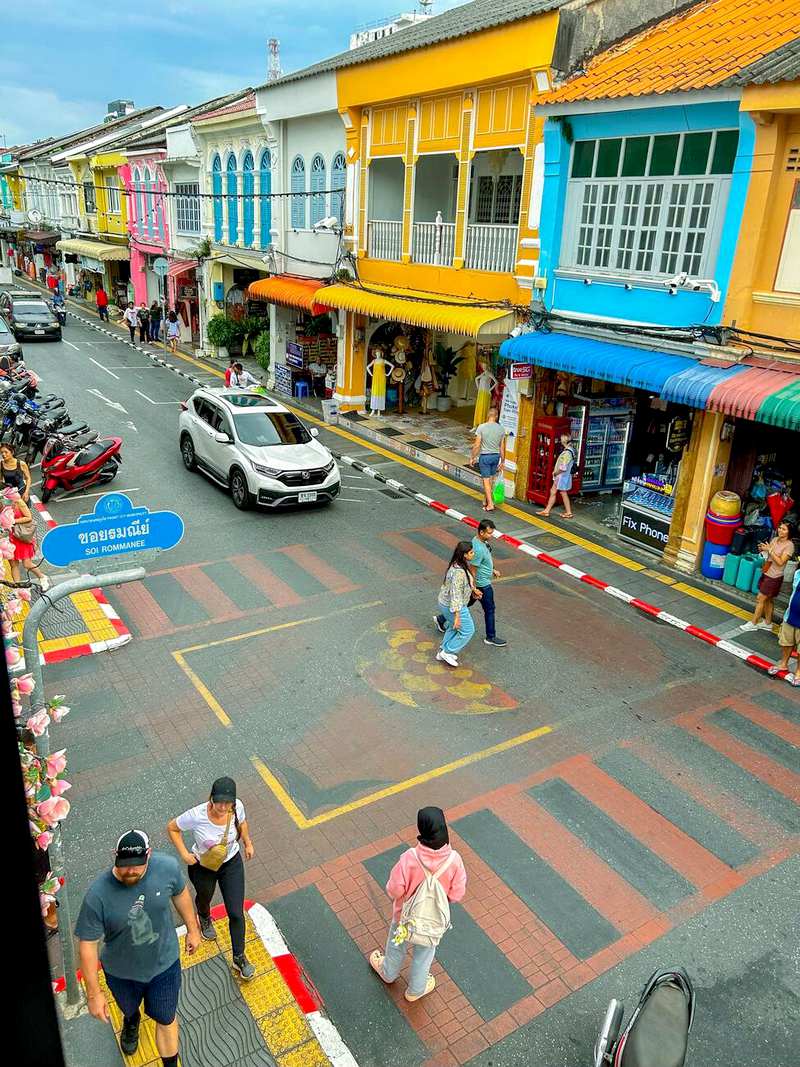 Vie storiche e architettura di Phuket Old Town