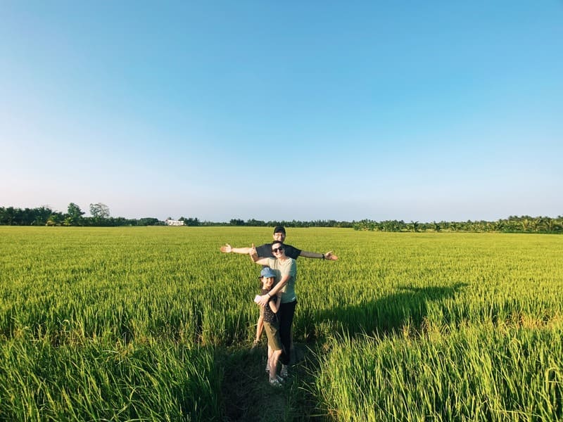 Kampá Tour customers in Mekong delta
