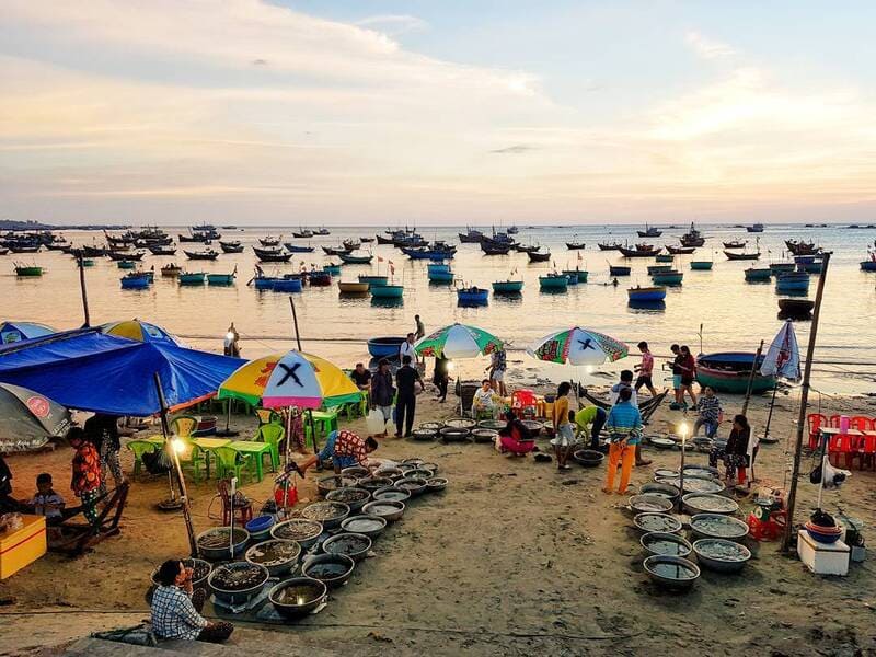 Villaggio dei pescatori di Mui Né