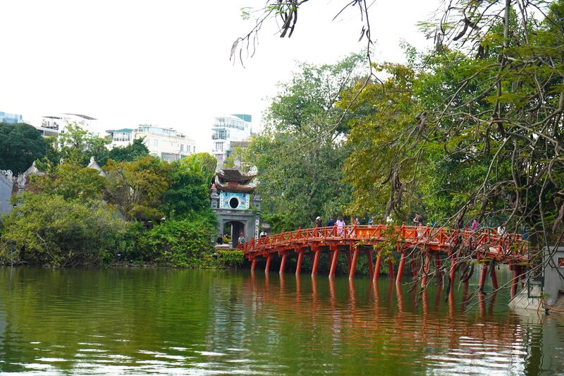 Ngoc Son Temple is located on Hoan Kiem Lake in the heart of Hanoi Capital