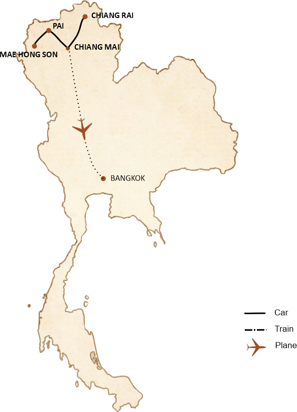 Itinerario di 10 giorni nella Thailandia del Nord