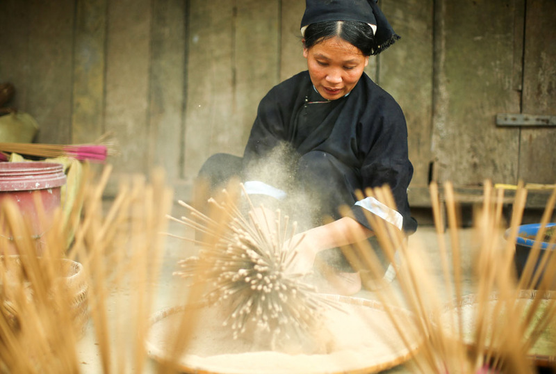 Phia Thap incense village in Quang Uyen, Cao Bang