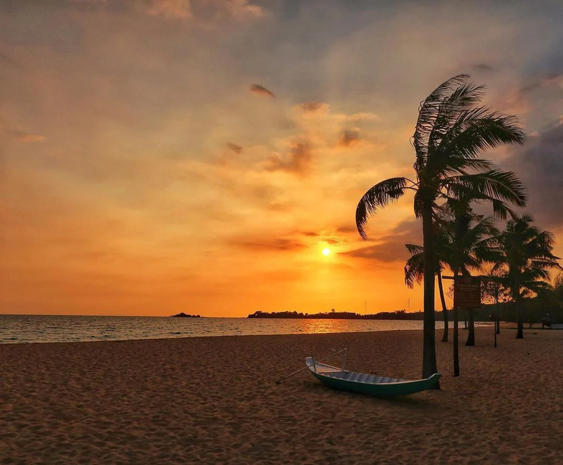 Vung Bau Beach al tramonto