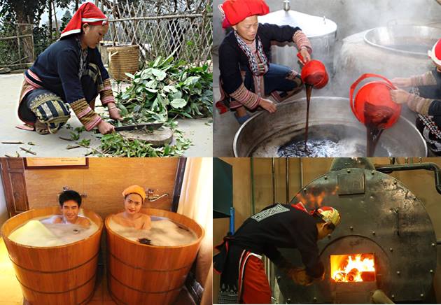 bagno alle erbe a Sapa