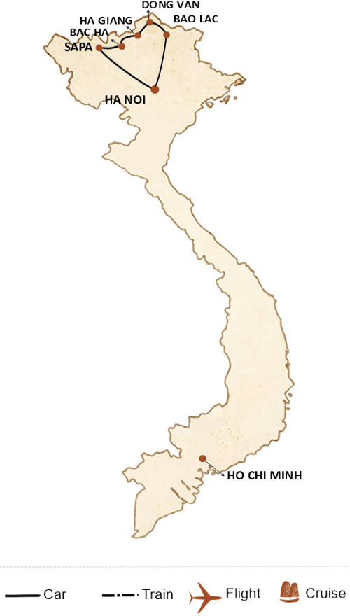 itinerario 7 giorni sapa ha giang hanoi