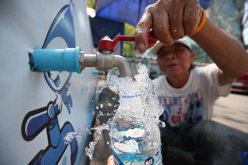 acqua del rubinetto in Thailandia