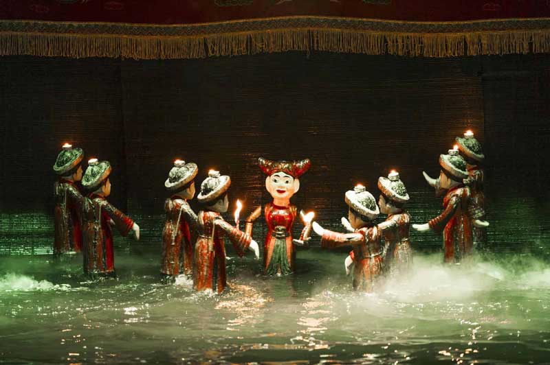 teatro marionette sull'acqua thang long