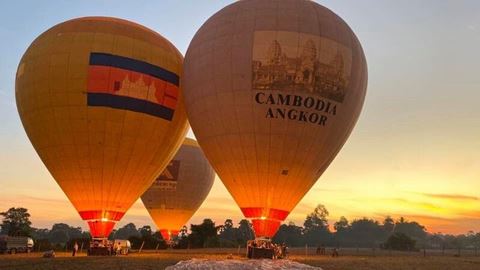 Esperienza in mongolfiera a Siem Reap