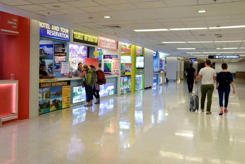 Banco informazioni turistiche all’Aeroporto di Phuket