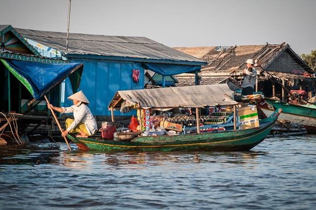 Siem Reap – Escursione al lago Tonle Sap – Partenza