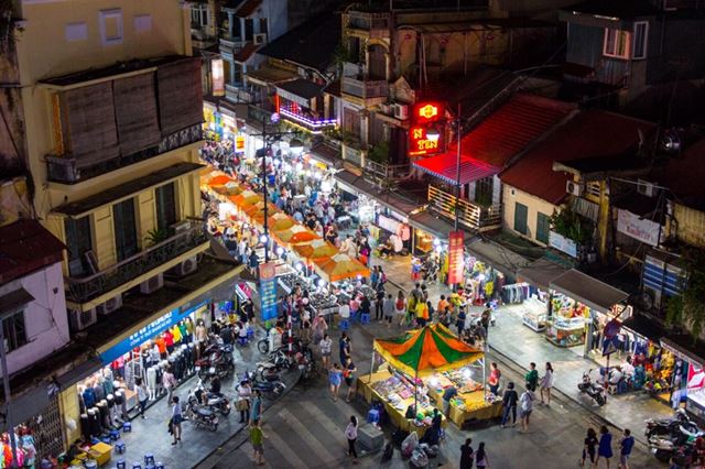 Arrivo ad Hanoi