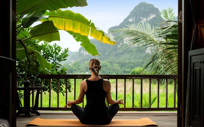 Un momento di relax al Nham Village Resort, Ninh Binh